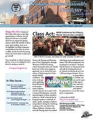 Baruch Graduate Student Assembly newsletter image